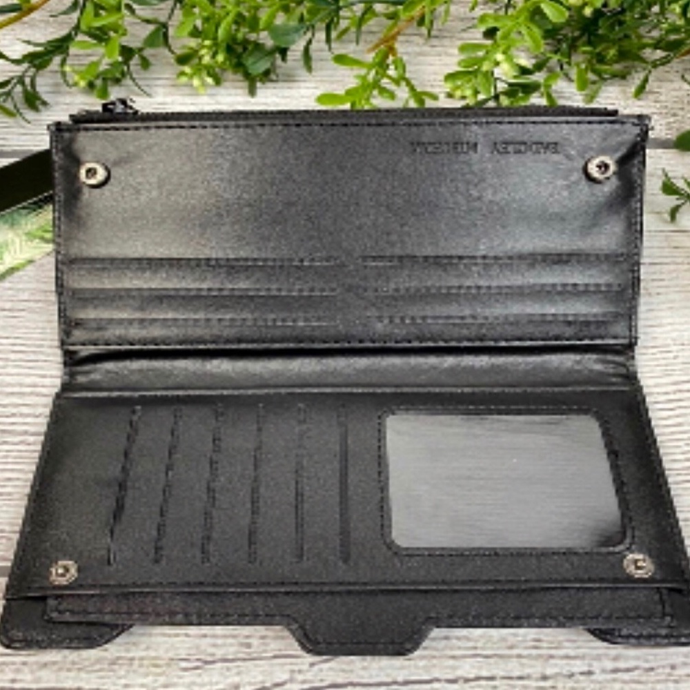 Badgley Mischka NEW Black Ladies Wallet - Picture 2 of 14